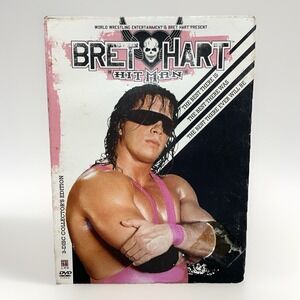 WWE Bret Hart Hitman 3-Disc DVD Set 2005 Collector's Edition Wrestling Bio